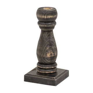 Medium Black Spindle Flower Holder