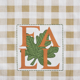 Check Multicolor Harvest Tea Towel Set of 3