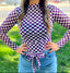 Purple/White