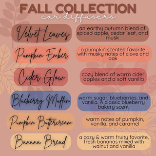 Fall Car Duffusers