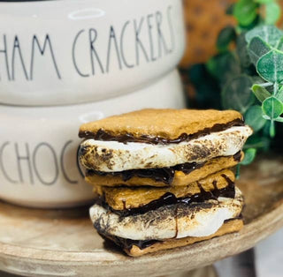 Faux S'more sandwich, realistic looking fake sweet
