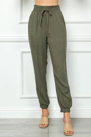 Paper Bag Rayon Pants