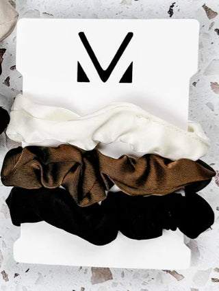 Satin Scrunchie 3 pack