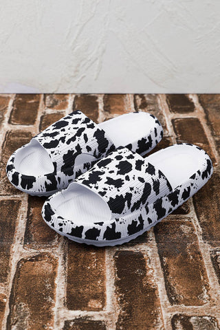 Cow Spots Printed Sandals