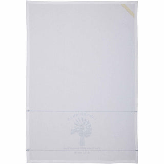 Sawyer Mill Blue Windmill Muslin Bleached White Tea Towel