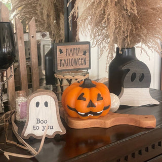 Halloween/Fall 3D Block (Reversible)