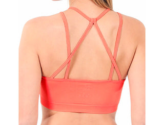 High neck lace cutout bralette