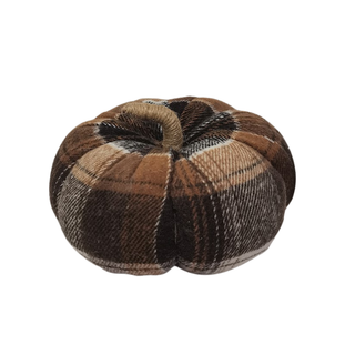 Large Austin Plaid Pumpkin