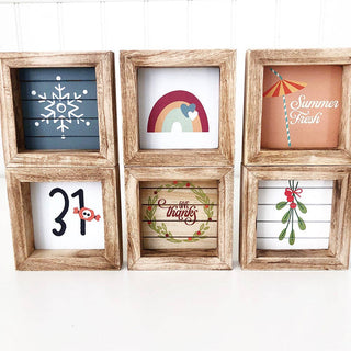 Seasonal Mini Signs