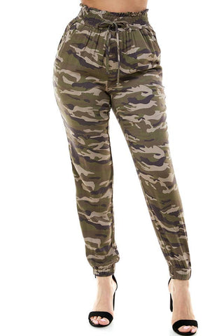Paper Bag Rayon Pants