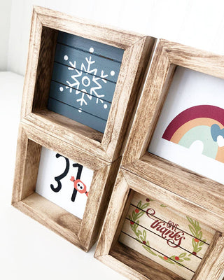 Seasonal Mini Signs