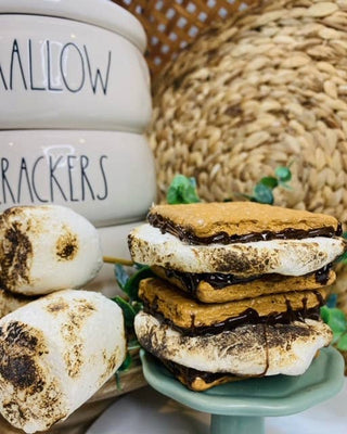 Faux S'more sandwich, realistic looking fake sweet