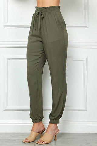 Paper Bag Rayon Pants