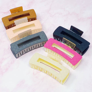 Quilted Hair Claw Clip