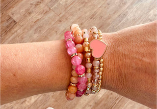 Pink Heart Bracelet