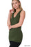 V Neck Racerback Tank Top