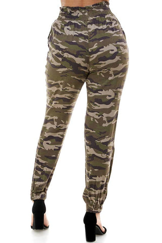Paper Bag Rayon Pants