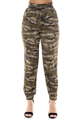 Paper Bag Rayon Pants