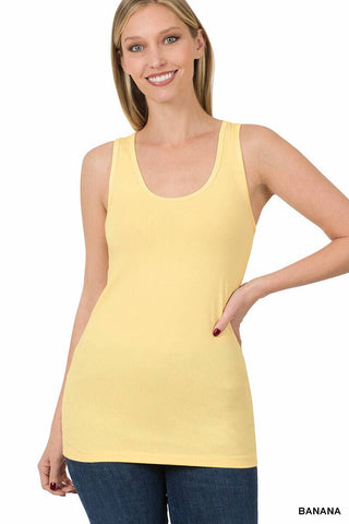 COTTON SPANDEX RACERBACK TANK