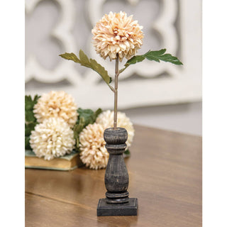 Medium Black Spindle Flower Holder