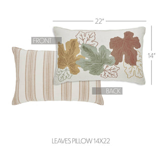 Bounti-FALL Leaves Pillow 14x22