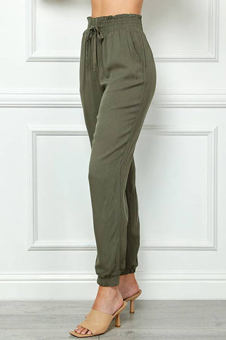 Paper Bag Rayon Pants