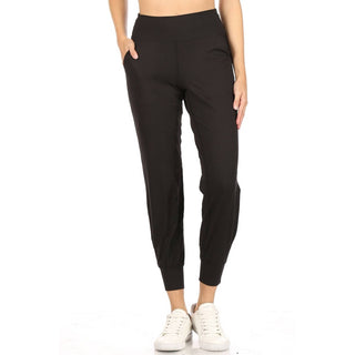 Olive Slim Fit Activewear Joggers with Hidden Back Pocket