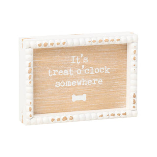 Treat Time Beaded Box Sign