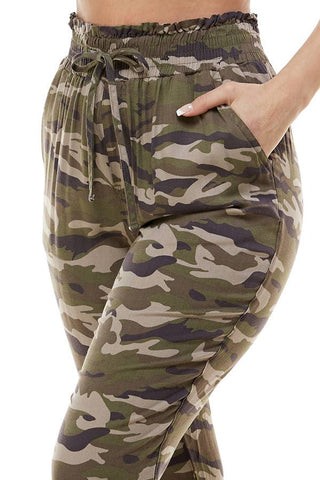 Paper Bag Rayon Pants