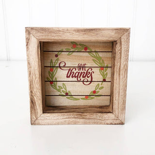 Seasonal Mini Signs