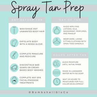 Spray Tan Prep