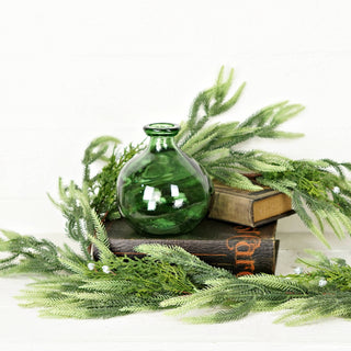 5ft Garland-Soft Touch Juniper with Norfolk Pine