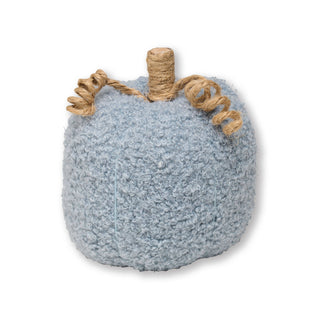 Medium Blue Sherpa Fall Pumpkin