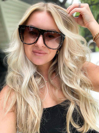 Hair Friendly Sunglasses - Ember/Brown Cheetah