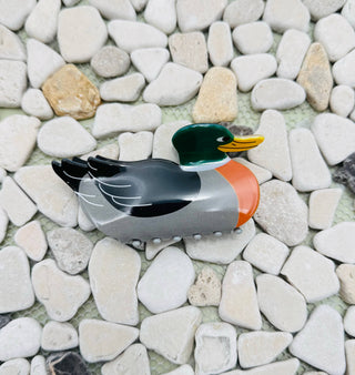 MALLARD DUCK HAIR CLAW CLIPS