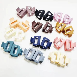 2 in Matte Color Hair Claw Clip