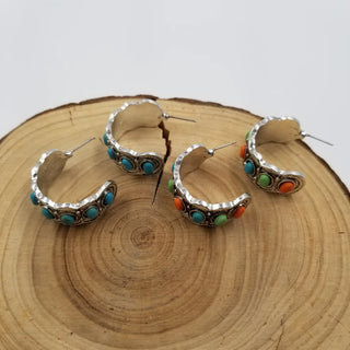Boho C Shape Earrings
