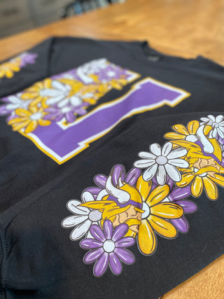 Vikings Floral Sweatshirt