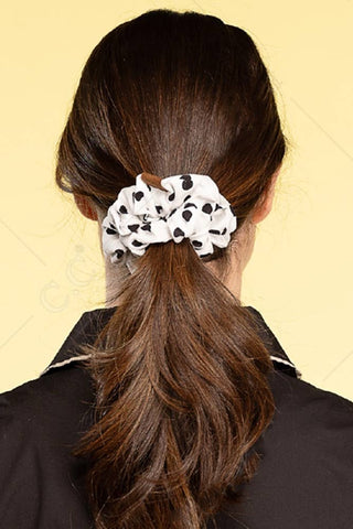 C.C Polka Dot Scrunchie