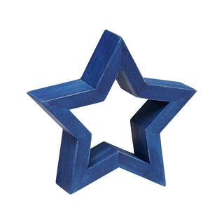 Wooden Navy Hollow Star