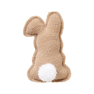 Tan Fuzzy Easter Fabric Bunny