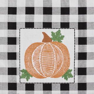 Check Multicolor Harvest Tea Towel Set of 3
