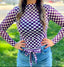 Purple/White