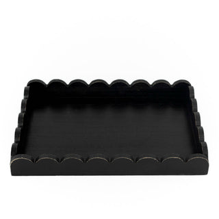 Wood Scallop Tray