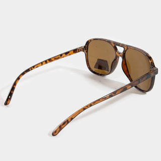 Acetate Aviator Frame Sunglasses
