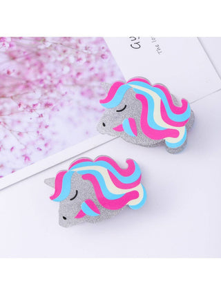 Unicorn Shaped Hair Claw Clip