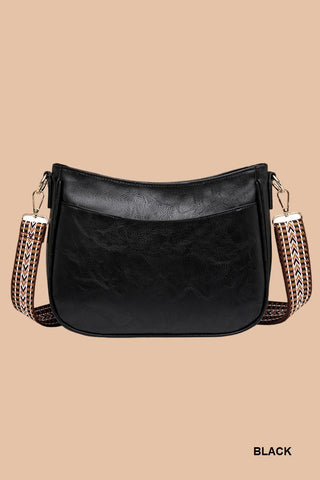 VEGAN LEATHER MESSENGER BAG