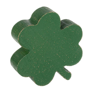 Wooden Dark Green St. Patrick's Day Clover