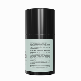 Magnesium Sleep Cream - Melatonin/Muscle Relief Lotion 1.7oz