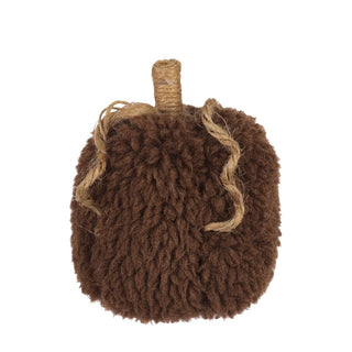 Small Brown Sherpa Fall Pumpkin